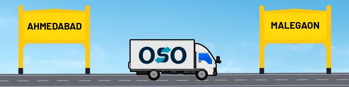 Ahmedabad to Malegaon tempo and truck transport by OSO Delivery