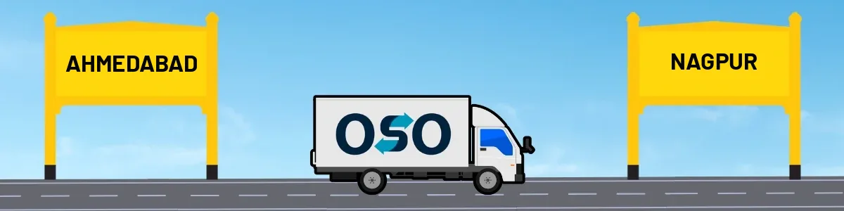 Ahmedabad to Nagpur tempo and truck transport by OSO Delivery