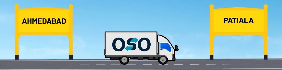 Ahmedabad to Patiala tempo and truck transport by OSO Delivery