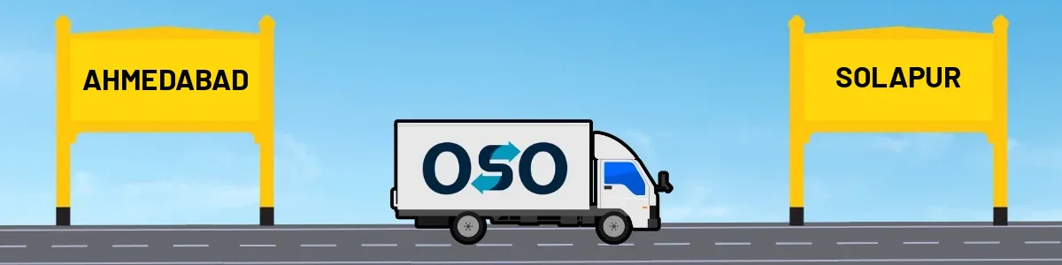 Ahmedabad to Solapur tempo and truck transport by OSO Delivery