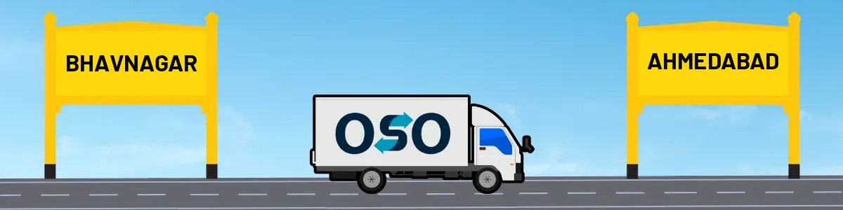 Bhavnagar to Ahmedabad tempo and truck transport by OSO Delivery