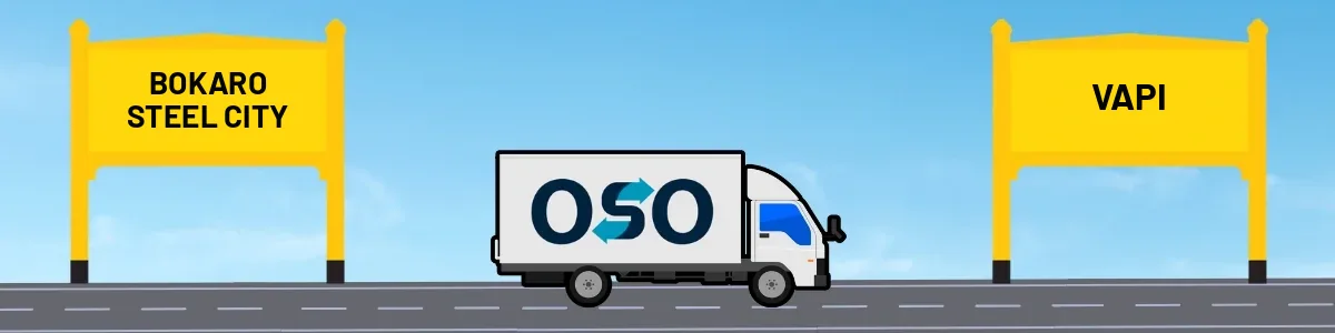 Bokaro Steel City to Vapi tempo and truck transport by OSO Delivery