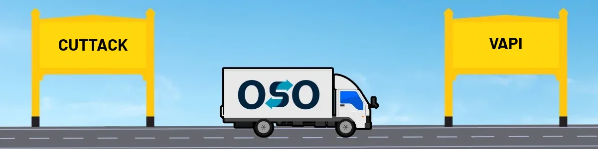 Cuttack to Vapi tempo and truck transport by OSO Delivery