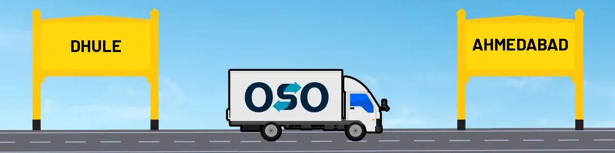 Dhule to Ahmedabad tempo and truck transport by OSO Delivery