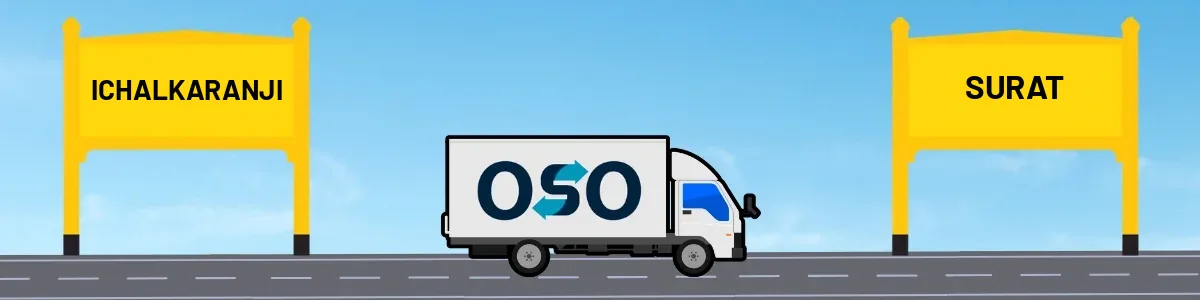 Ichalkaranji to Surat tempo and truck transport by OSO Delivery