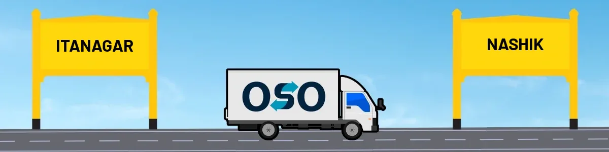 Itanagar to Nashik tempo and truck transport by OSO Delivery