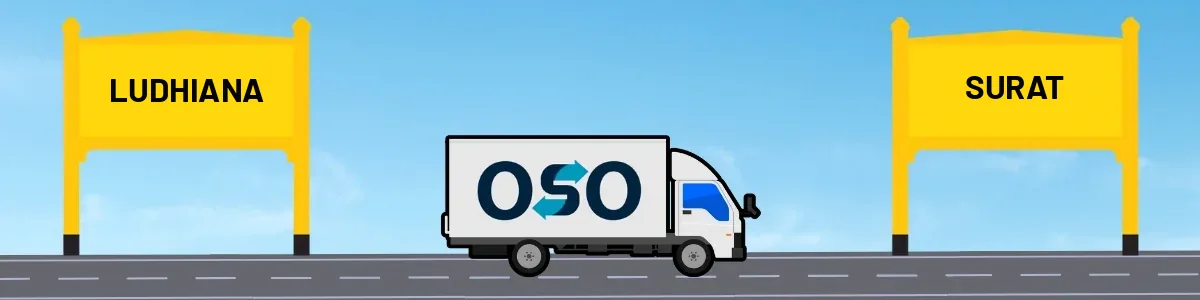 Ludhiana to Surat tempo and truck transport by OSO Delivery
