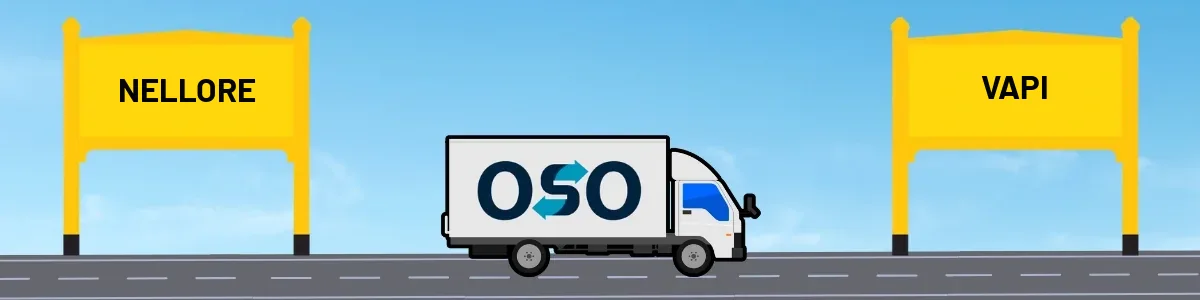 Nellore to Vapi tempo and truck transport by OSO Delivery