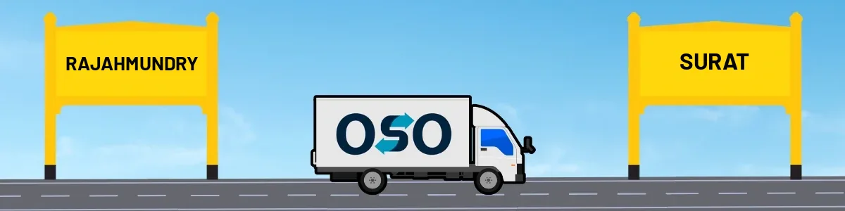 Rajahmundry to Surat tempo and truck transport by OSO Delivery
