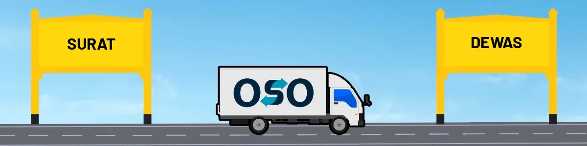 Surat to Dewas tempo and truck transport by OSO Delivery
