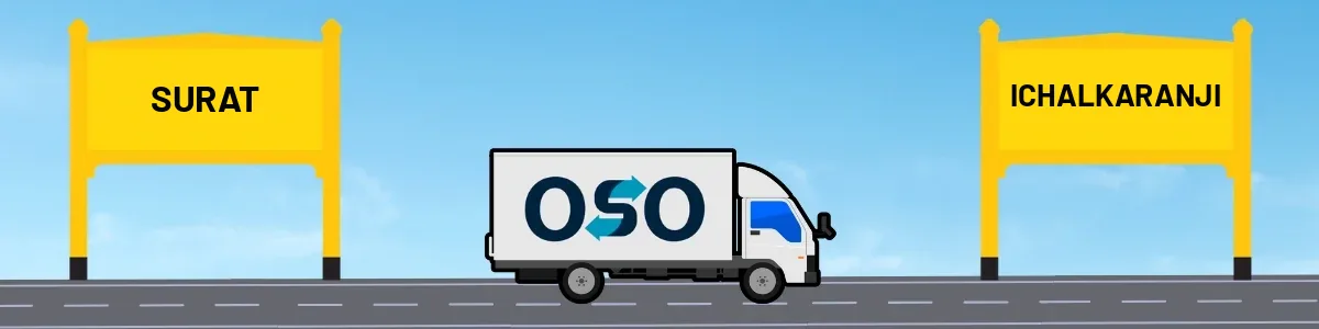 Surat to Ichalkaranji tempo and truck transport by OSO Delivery