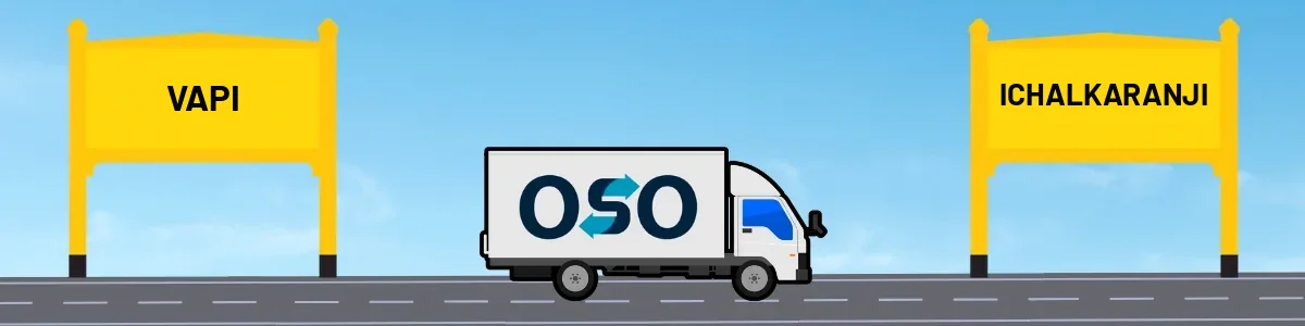 Vapi to Ichalkaranji tempo and truck transport by OSO Delivery