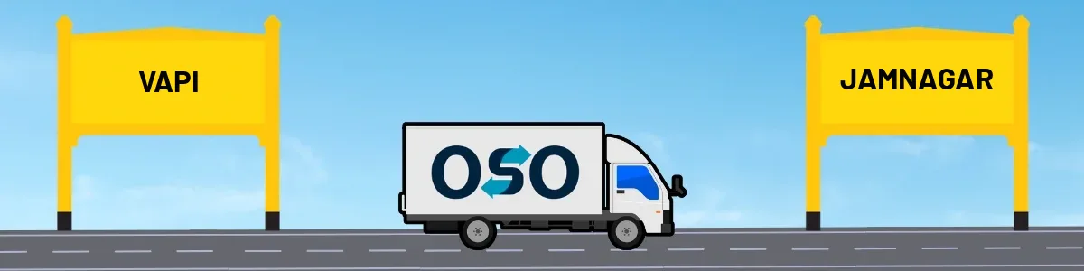 Vapi to Jamnagar tempo and truck transport by OSO Delivery