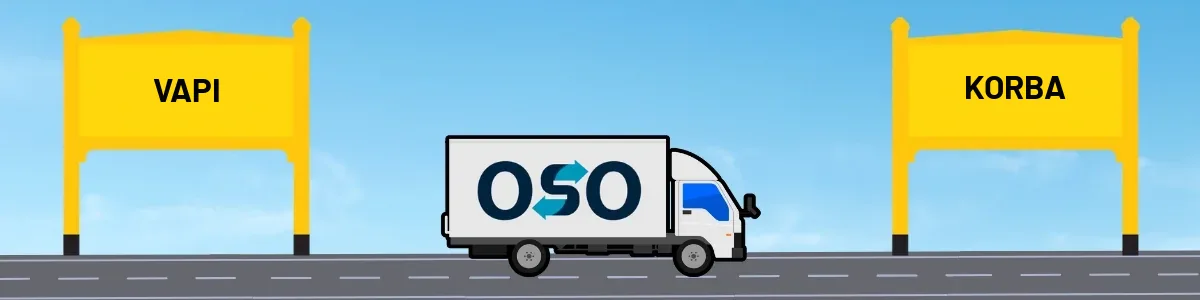 Vapi to Korba tempo and truck transport by OSO Delivery